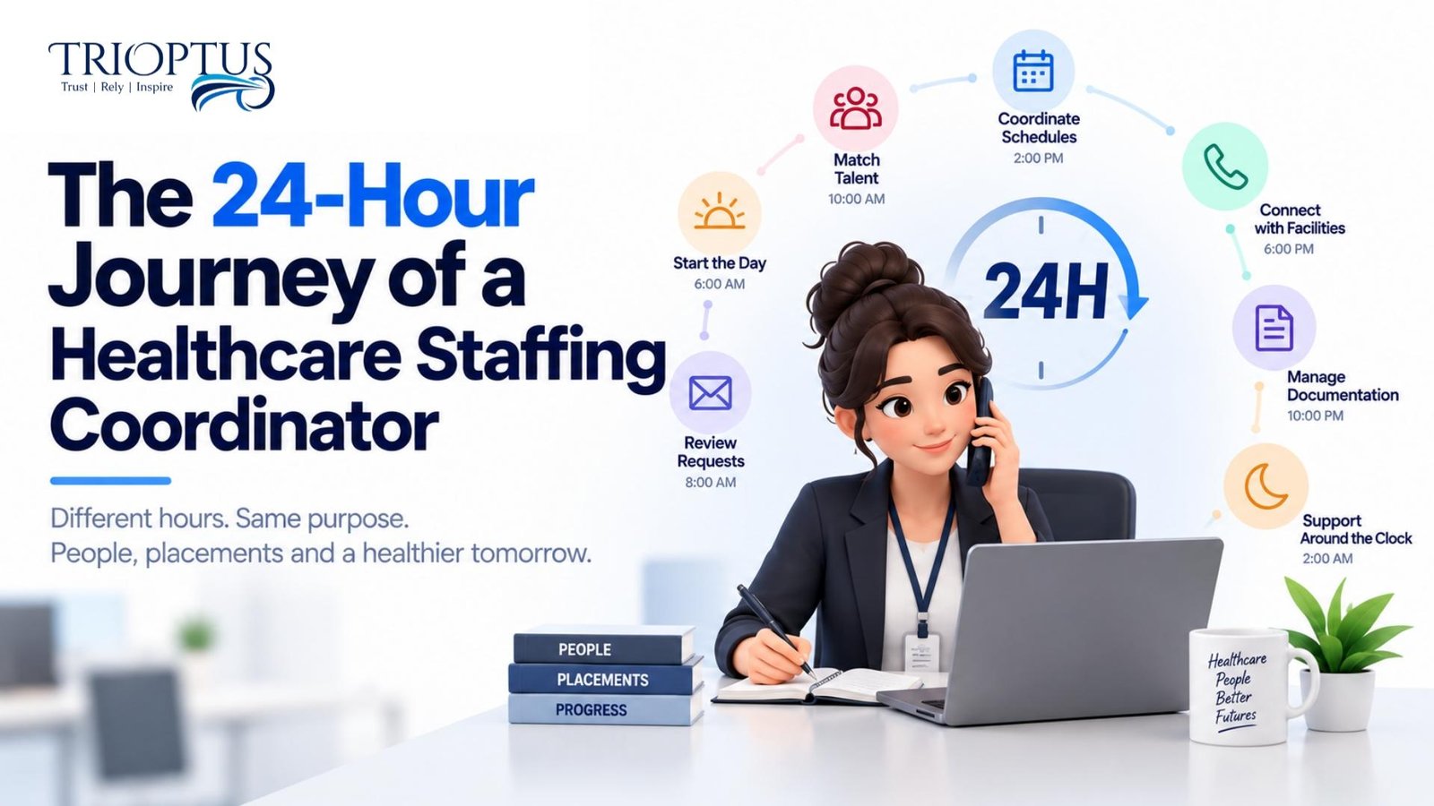 The 24-Hour Journey of a Healthcare Staffing Coordinator