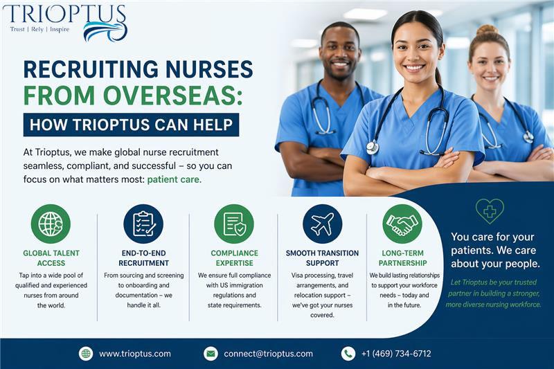 Recruiting Nurses from Overseas: How TriOptus Can Help
